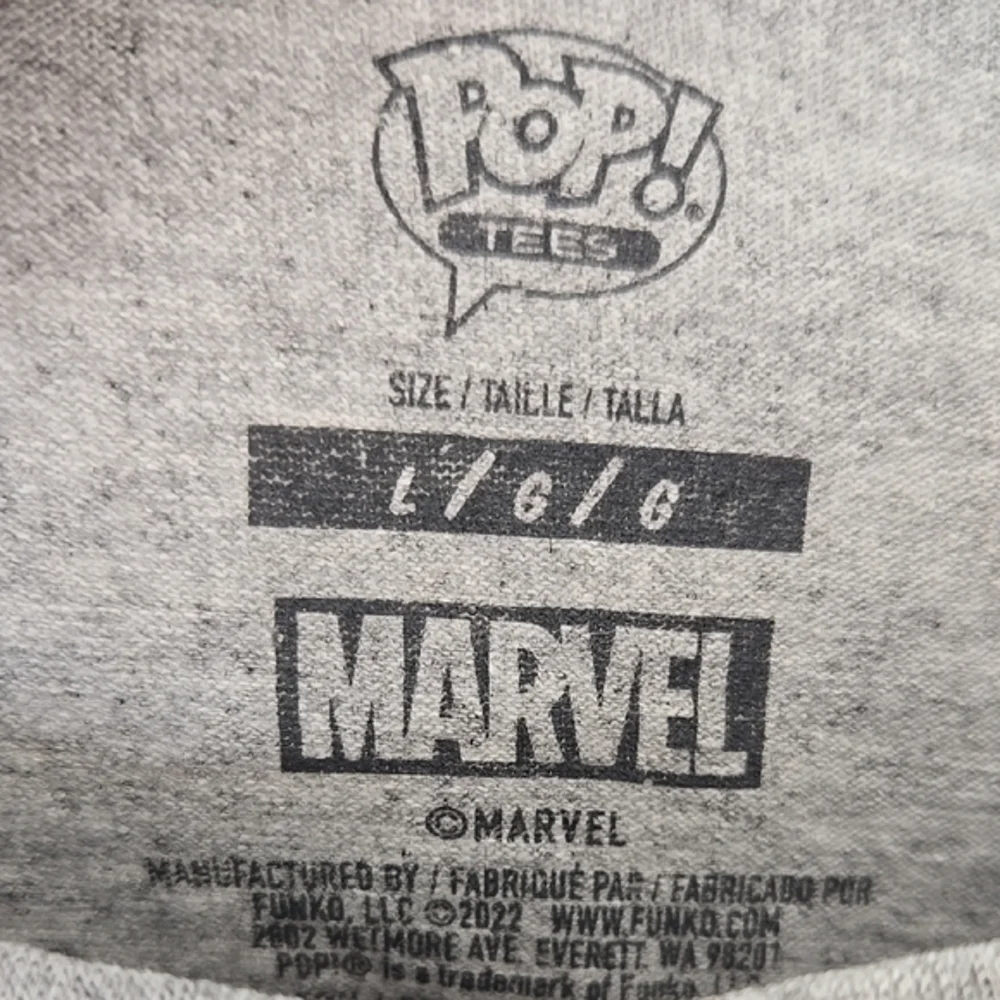 Marvel Gray Thor Short Sleeve Tee - Picture 2 of 4